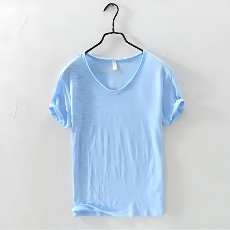 Men's V-Neck T-Shirt | Lightweight & Breathable
